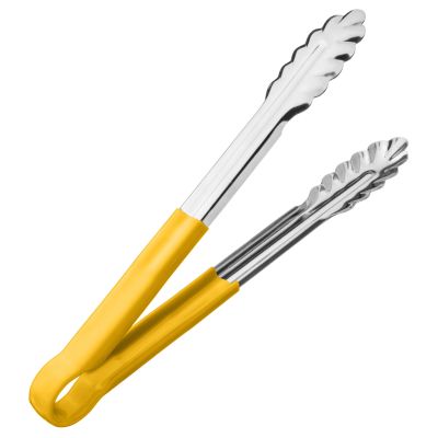 Щипцы универсальные 30 см. нерж. желтая ручка MGsteel /1/120/ Щипцы универсальные 30 см. нерж. желтая ручка MGsteel /1/120/