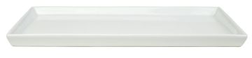 Блюдо 33х21 см, шпатовый фарфор