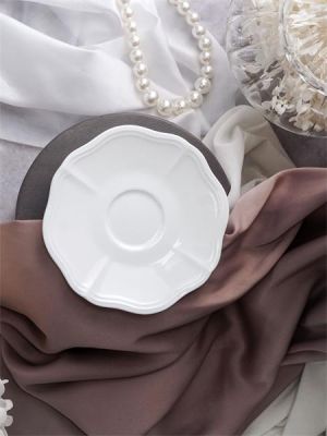 Блюдце d 12,4 см h 1,8 см (для чашки арт. CDF GR12), фарфор, Grazia