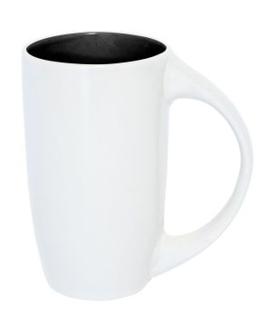 Кружка Diana 250 мл белая/черная, керамика