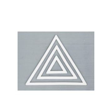 Рамка кондитерская "Треугольник", 3 шт силикон P.L. Proff Cuisine