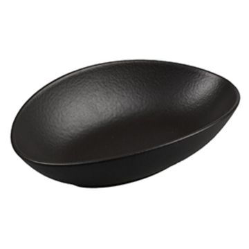 Салатник 700 мл 25*16 см h6,4 см Wave Up Smooth Black Raw Stellar P.L. Proff Cuisine [1]