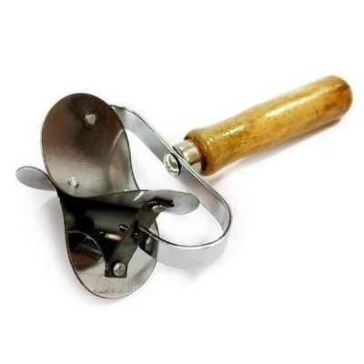 Нож для теста 10*17 см. нерж,  ручка дерево /1/250/ АКЦИЯ