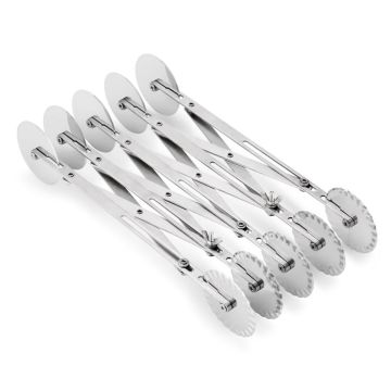 Нож роликовый для теста двухсторонний, раздвижной, 14 лезвий, 71 см P.L. Proff Cuisine