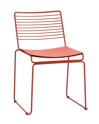 Стул обеденный Danny бордовый с подушкой