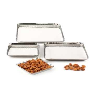 Блюдо квадратное 13*13 см h1,5 см (поднос) Dents нерж. P.L. P.L. Hotelware