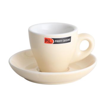 Кофейная пара 80 мл бежевая d 6,7 см h5,7 см Barista (Бариста) P.L. Proff Cuisine [6]