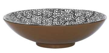 Салатник  35 см  Vesta черный, керамика