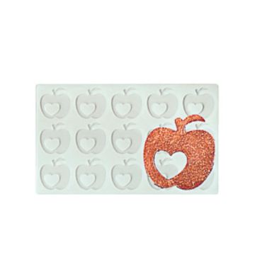 Форма кондитерская "Яблоко" 15 ячеек 40*40 мм силикон P.L.