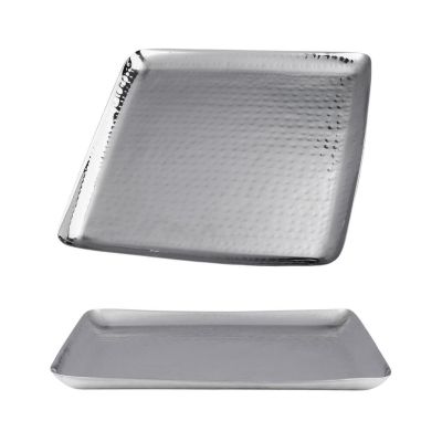 Блюдо квадратное 27*27 см h1,5 см (поднос) Dents нерж. P.L. P.L. Hotelware