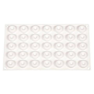 Форма кондитерская "Микро саварин" 35 ячеек 27*27*12 мм силикон P.L.