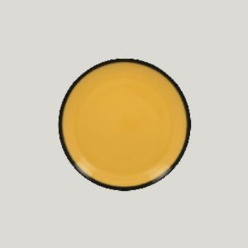 Тарелка круглая RAK Porcelain LEA Yellow 24 см (желтый цвет)