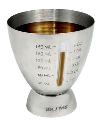 Джиггер 30-180 мл. d=80 мм. h=88 мм.нерж. VB /1/12/48/ АКЦИЯ