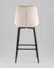 Стул барный Флекс с поворотным механизмом велюр бежевый