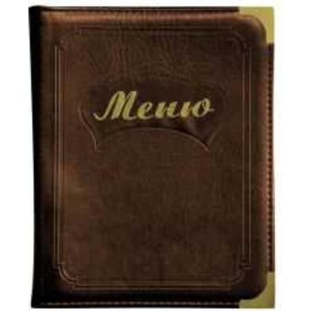Папка для меню коричневая А5, P.L. - BarWare