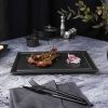 Блюдо прямоугольное 33*24 см h1,7 см для стейка Black Raw Stellar P.L. Proff Cuisine [1]