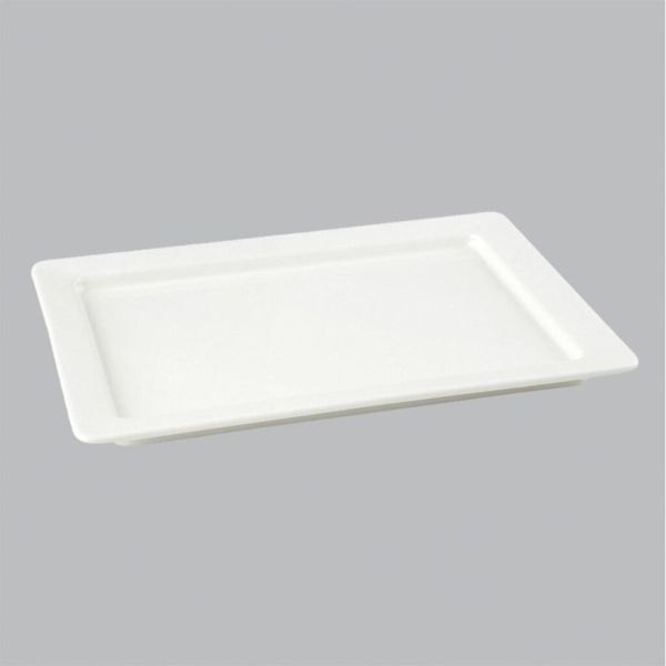 Гастроемкость 1/2 h20 мм фарфор 325*265*20 мм 1,2 л белая P.L. Proff Cuisine