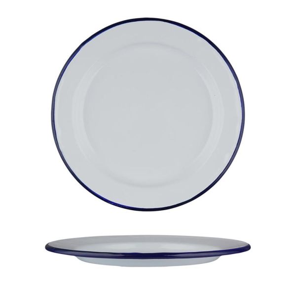 Тарелка d 20,5 см h1,7 см Blue Rim эмалированая сталь SUNNEX [1]