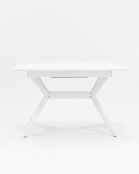 Стол обеденный Орландо раскладной 120-160*80 белый