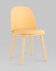Стул Fog с подушкой пластик желтый