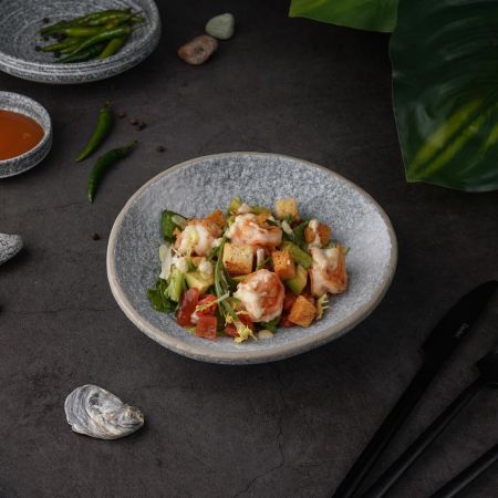 Салатник 450 мл 19,5*17,5 см h5/4,3 см Side Up Stone Untouched Taiga P.L. Proff Cuisine [6]