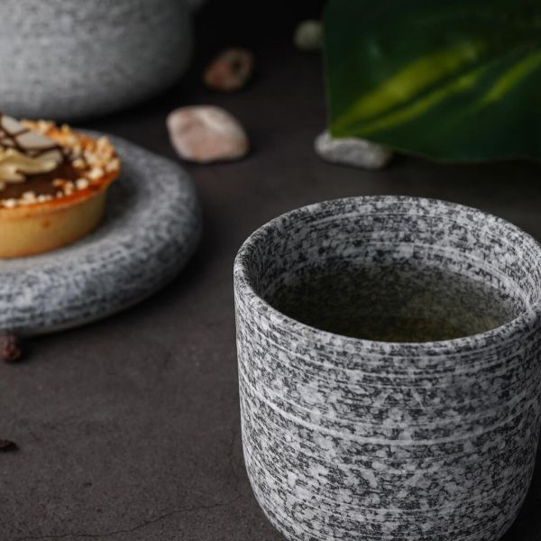 Чашка 250 мл чайная без ручки d 8 см h7,8 см Stone Untouched Taiga P.L. Proff Cuisine [1]