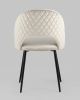 Стул Меган NEW велюр с ромбами бежевый