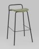 Стул барный Mantis экокожа зеленый