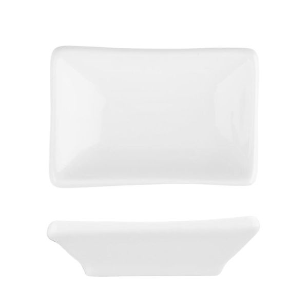 Соусник  20 мл 7,2*4,8 см h1,8 см прямоуг. белый фарфор P.L. Proff Cuisine [6]