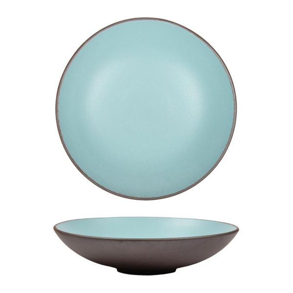 Салатник 800 мл d 23 см h5,5 cм Blue Matt New Brown Taiga P.L. [1]