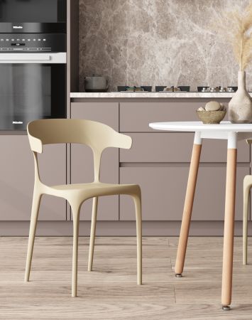 Стул Neo пластик бежевый