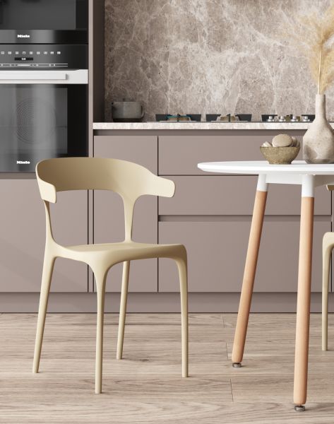 Стул Neo пластик бежевый