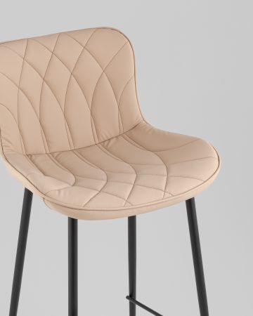 Стул полубарный Vault экокожа бежевый