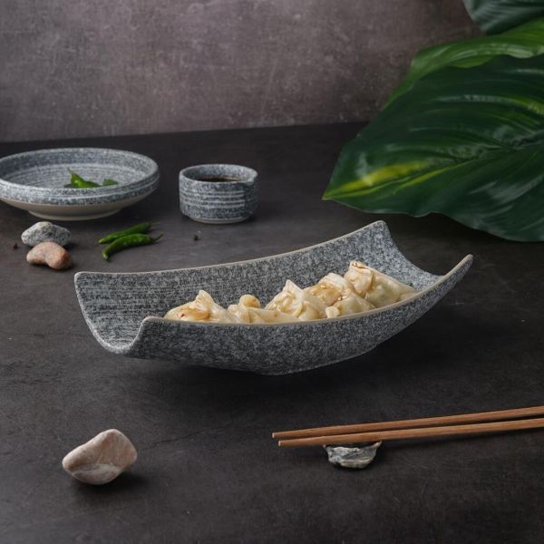 Блюдо прямоугольное 25*12*5,5 см Stone Untouched Taiga P.L. Proff Cuisine [1]