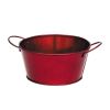 Емкость Ведро для подачи и сервировки 850 мл d 15,4 см h7,2 см малиновый цвет Vintage сталь P.L.