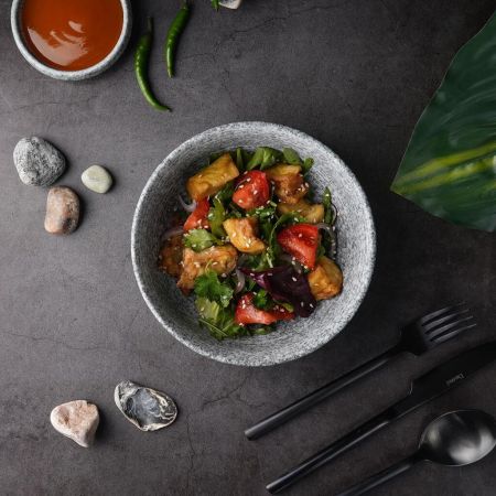 Салатник 800 мл d 17,3 см h6 см Stone Untouched Taiga P.L. Proff Cuisine [1]