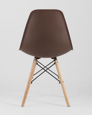 Стул Eames Style DSW коричневый