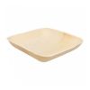 Тарелка глубокая квадратная из пальмовых листьев 20*20*4 см, 25 шт, Garcia de Pou