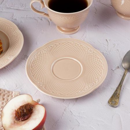 Чайная пара 285 мл d 10,2 см h7,8 см Aristocrat Peach Tea Noble [6]