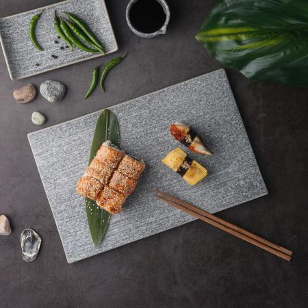 Блюдо прямоугольное 33*21 см h1,3 см Stone Untouched Taiga P.L. Proff Cuisine [1]