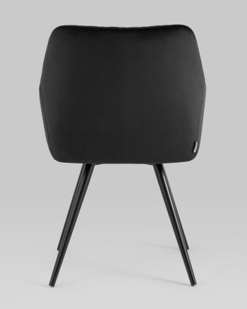 Стул вращающийся Дастин велюр черный