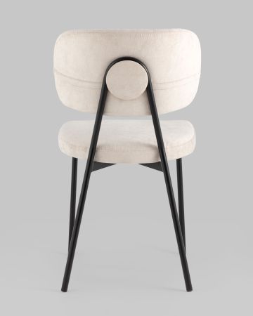 Стул Ханна велюр бежевый