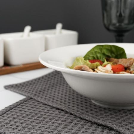 Тарелка глубокая 500 мл d 21 см h6,5 см белая фарфор P.L. Proff Cuisine [4]