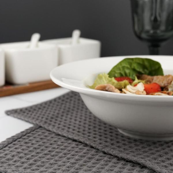 Тарелка глубокая 500 мл d 21 см h6,5 см белая фарфор P.L. Proff Cuisine [4]