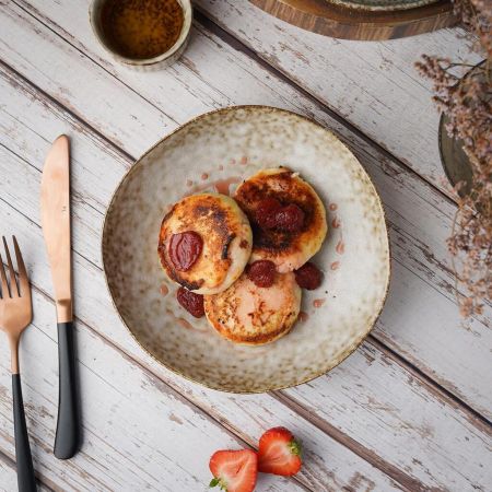 Салатник 550 мл d 19,5 см h4,5 см Brown Spider Silk P.L. Proff Cuisine [6]