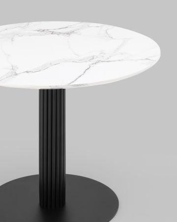 Стол обеденный Stem D90 мрамор