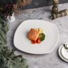 Тарелка 29,5*29,5 см h2,5 см квадратная с кругл. краем белая фарфор P.L. Proff Cuisine [6]