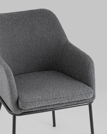Стул Кози ткань букле тёмно-серый
