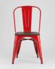 Стул TOLIX WOOD красный глянцевый