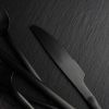 Нож столовый 22 см матовый черный цвет Black Sapporo PVD P.L. - Davinci [12]